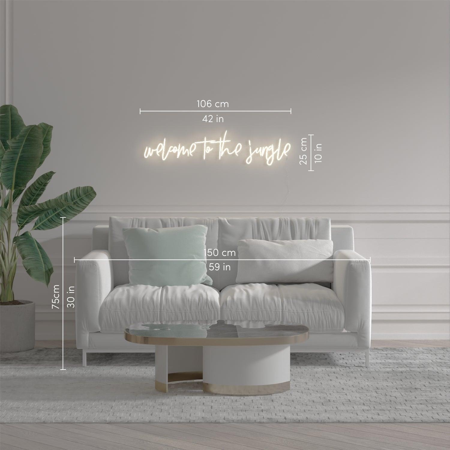 Welcome to the jungle - Neon Tabela - Neonbir