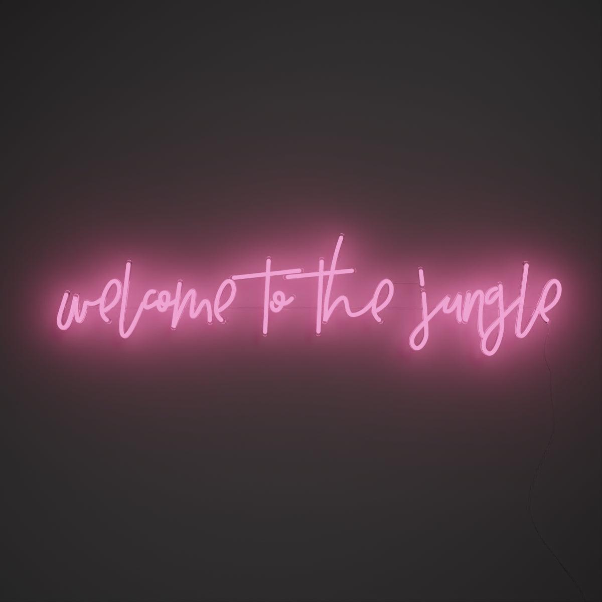 Welcome to the jungle - Neon Tabela - Neonbir