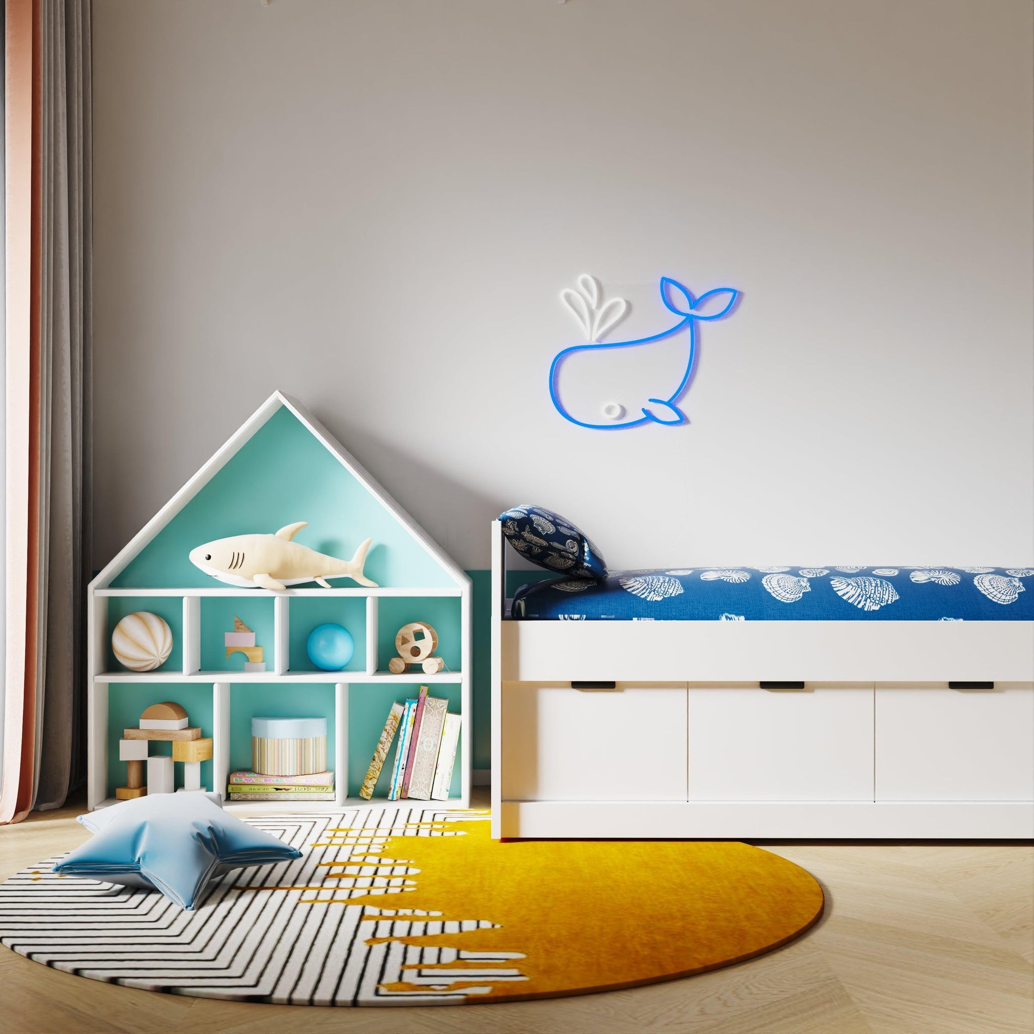 Whale Pal - Neon Tabela - Neonbir