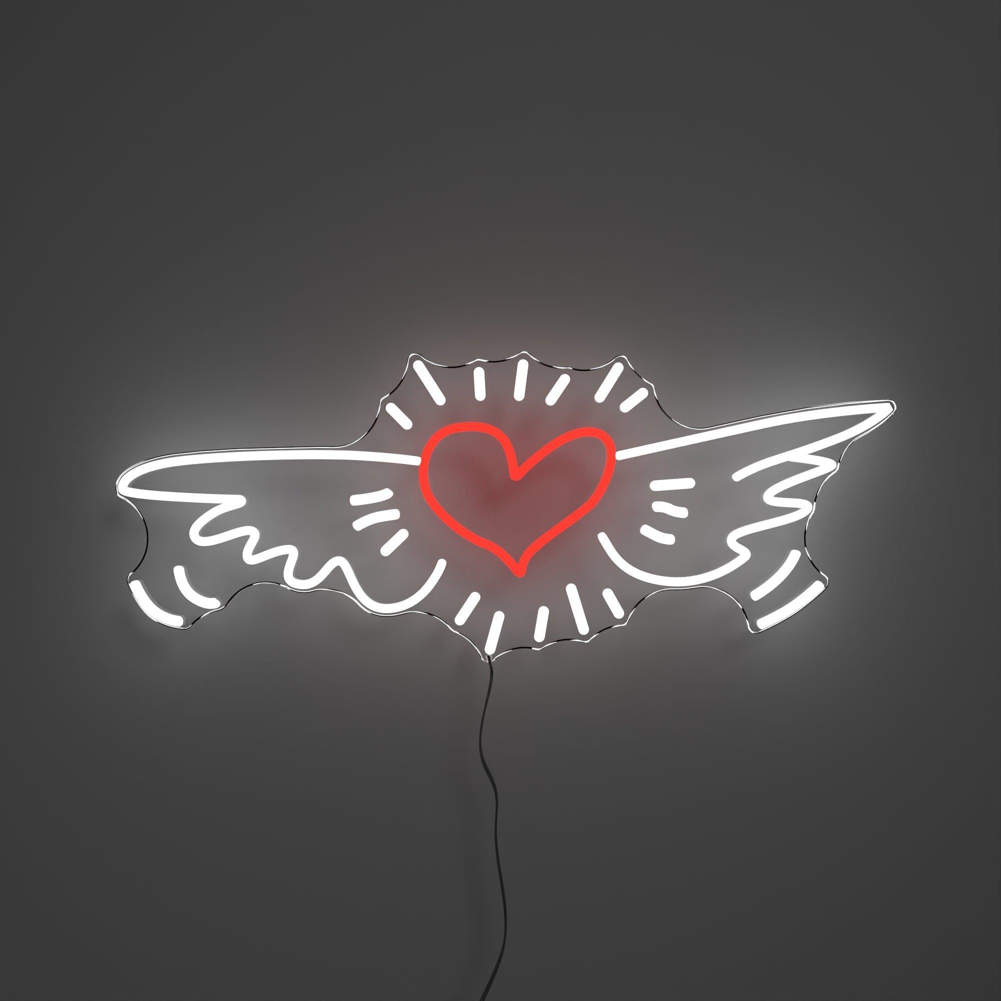 Wing Heart, YP x Keith Haring, Neon Tabela - Neonbir
