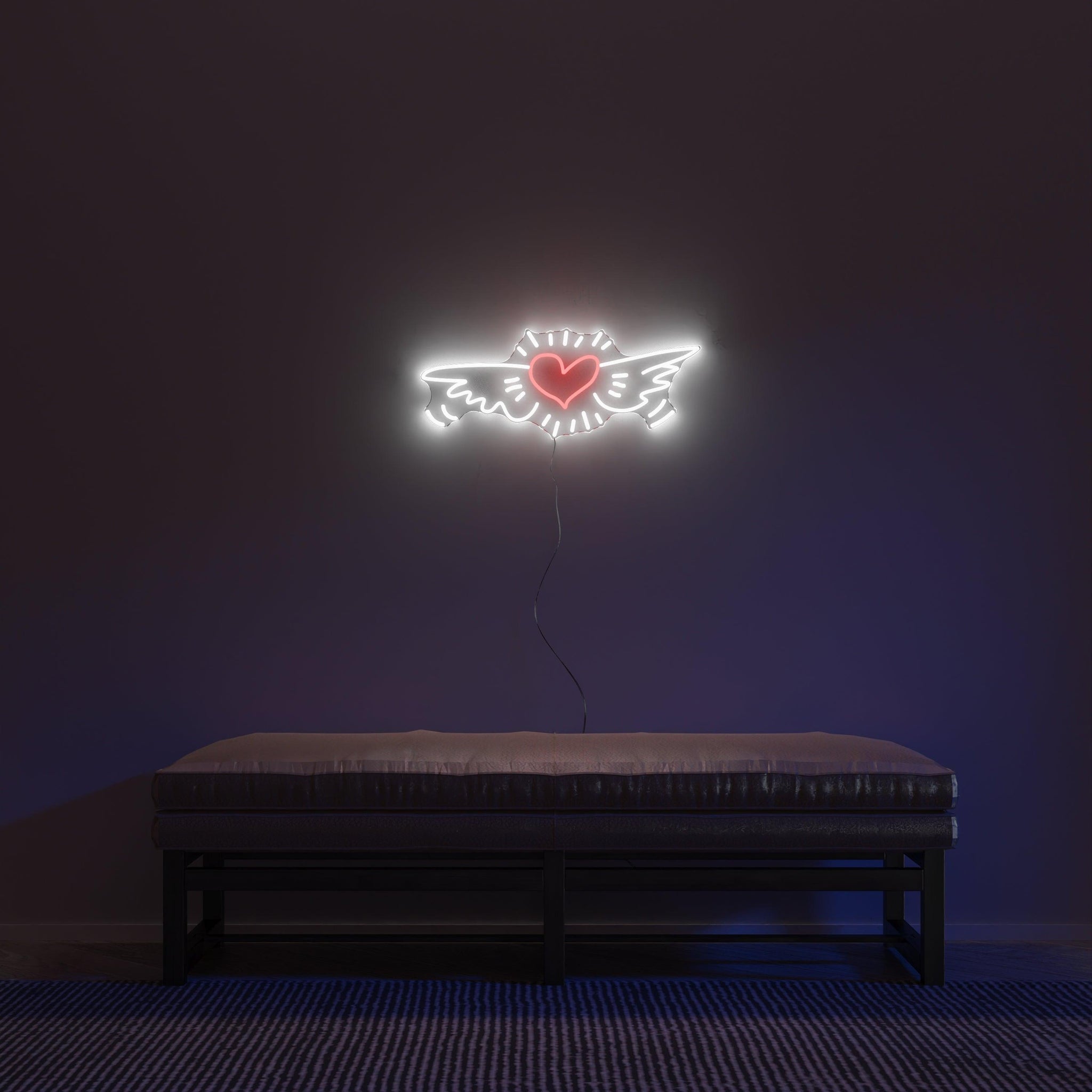 Wing Heart, YP x Keith Haring, Neon Tabela - Neonbir