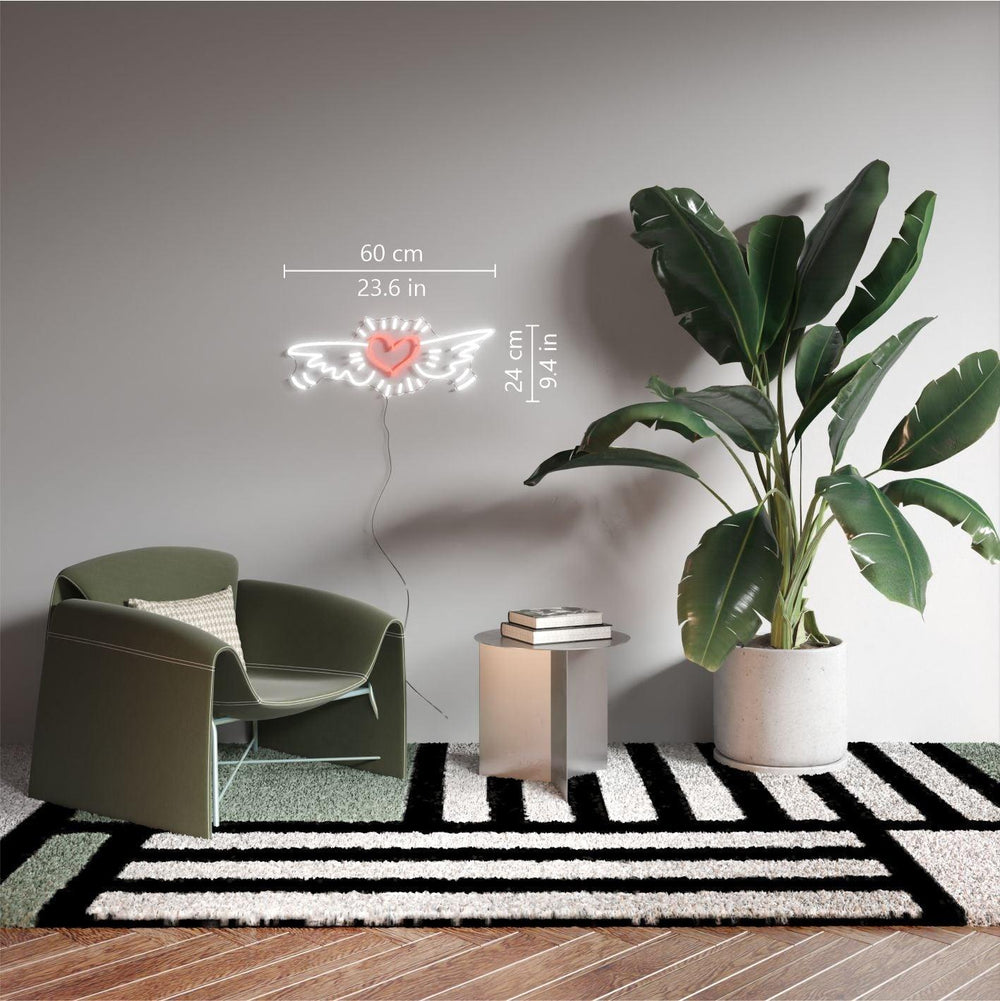 Wing Heart, YP x Keith Haring, Neon Tabela - Neonbir