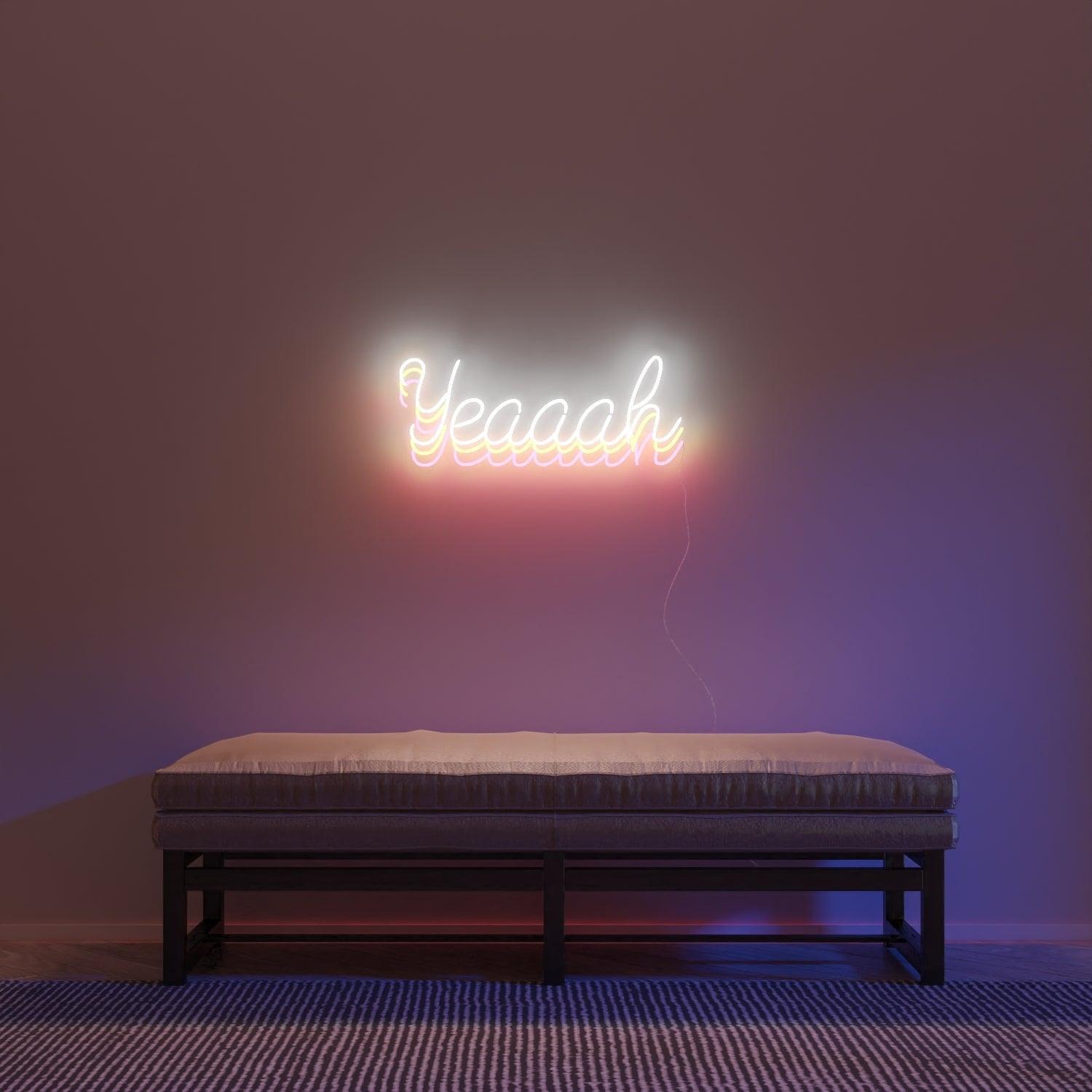 Yeaaah by Zoe Roe, Neon Tabela - Neonbir