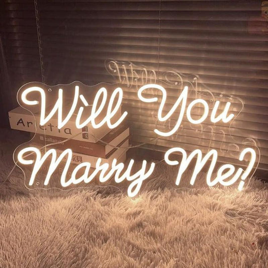 will you marry me? yazısı