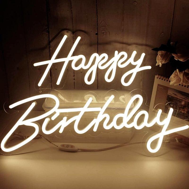 happy birthday yazısı